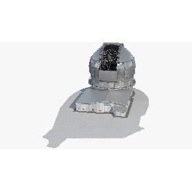 Gran TeCan Reflecting Telescope Rigged 3D model